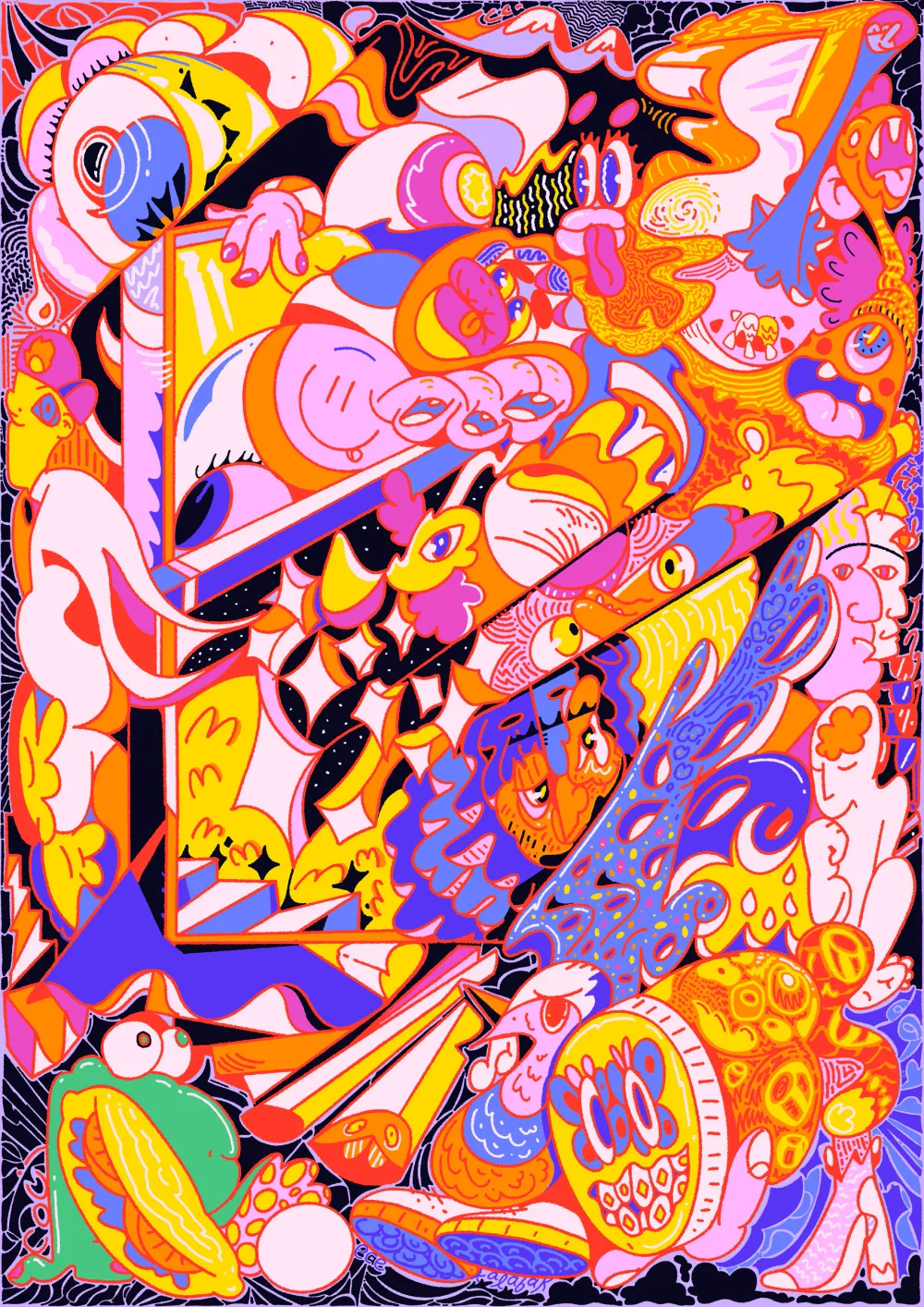 NFT artwork: Daily Peacock Alarm